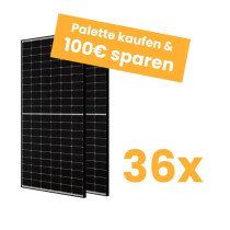 36x JA Solar Solarmodul JAM54S30 410W